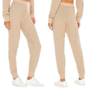 Varley Alice 2.0 Sweatpant in Praline & Ivory